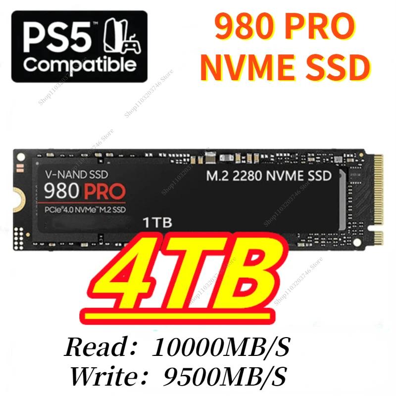  SAM 980 Pro SSD, PS5 PlayStation 5 Ʈ ӿ PCIe 4.0, 4TB, 2TB, 1TB, NVMe2.0, M.2 2280, 7450 MB/S  SSD ̺
